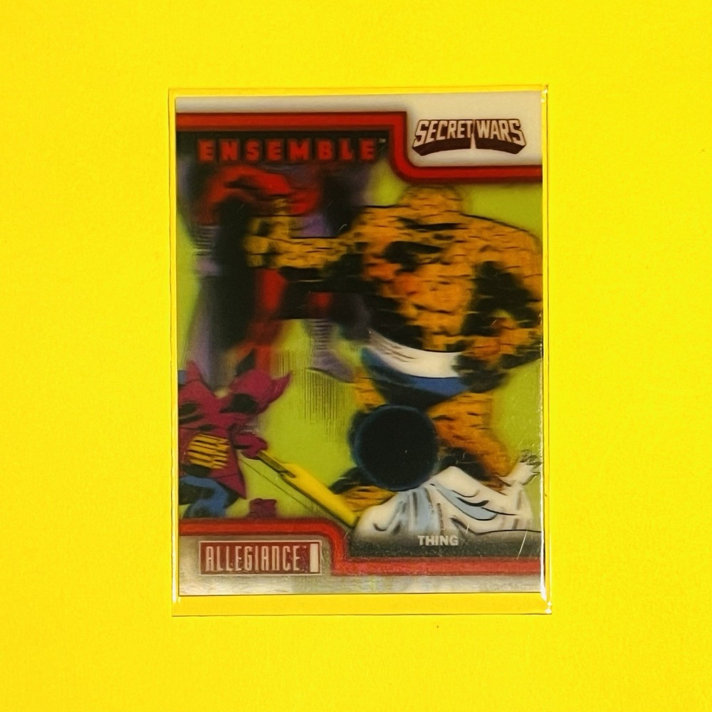 2024 Upper Deck Marvel Allegiance Secret Wars Ensemble Lenticular‎ #E-17 Thing